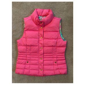 Lilly Pulitzer Isabelle Vest - Flamingo Pink NWOT